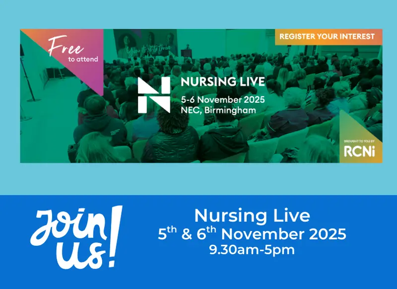 Come and chat to us about fostering at Nursing Live this November at The NEC