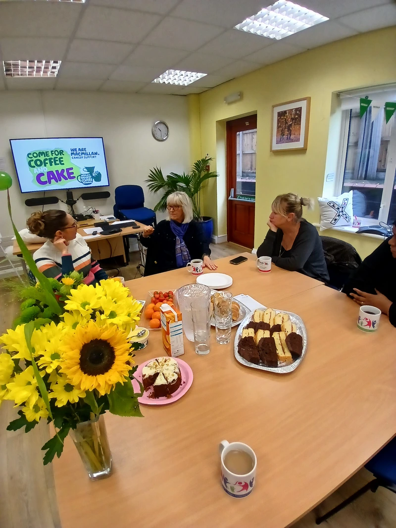 London team in Harrow host a Macmillan Cancer Support coffee morning